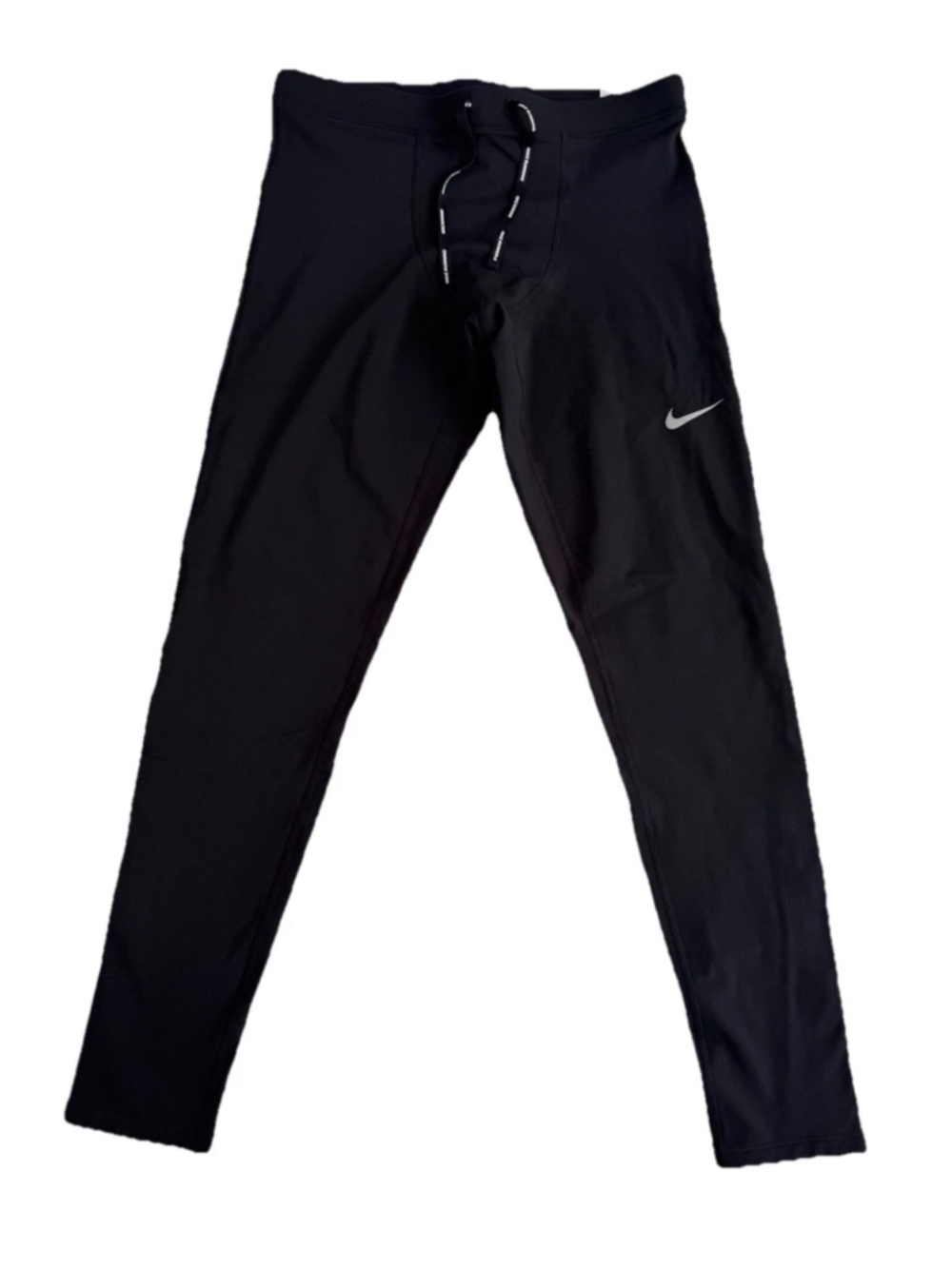 Nike Men's Repel Challenger Tight Running Pants Black Reflective Men's L YKK Zip